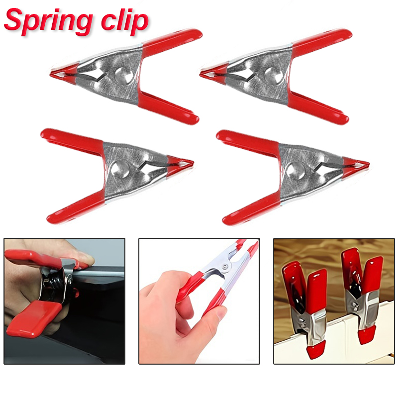 Photography Design - 4 stuks ultrastabiele metalen veerclips -