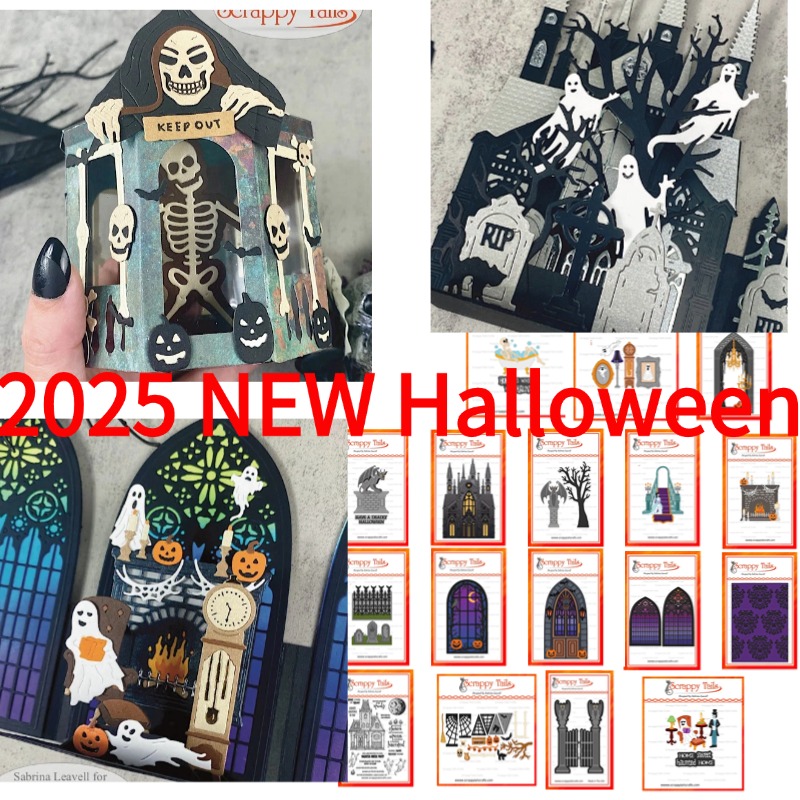 Photography Umbrella - Haunted Halloween Begraafplaats Vleugels Deur Kathedraal