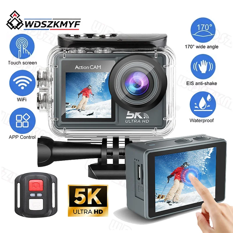Actiecamera 5K 4K60FPS 24MP 2