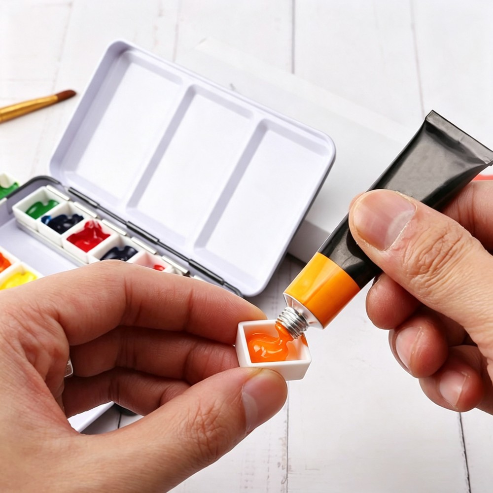 Kunst aquarel metalen blikken  - Photography Design recensie en prijs